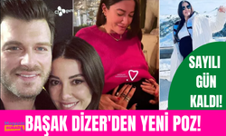 Anne olmak için gün sayan Başak Dizer'den karnı burnunda poz!