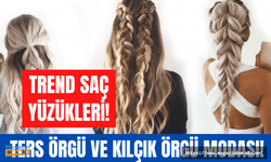 Yılın trendi kılçık örgü ve ters saç örgüsü nasıl yapılır? Saç yüzüğü nasıl kullanılır?