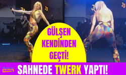 Konserde kendinden geçen Gülşen, twerk yaptı