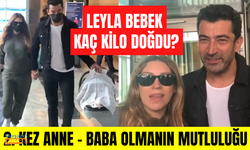 Bebekleri Leyla’yı kucağına alan Sinem Kobal ve Kenan İmirzalıoğlu hastane çıkışı görüntülendi