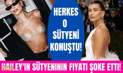 Hailey Baldwin'in Met Gala partisindeki sütyenin fiyatı şoke etti