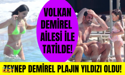 Volkan Demirel-Zeynep Sever Demirel çifti, kızları Yade ve Yeda ile birlikte Bodrum tatilinde!