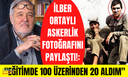 İlber Ortaylı askerlik fotoğrafını paylaştı, sosyal medya çalkalandı: Piyade eğitiminde 100 üzerinden 20 aldım