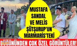 Mustafa Sandal ve Melis Sütşurup'un Marmaris'teki düğünlerinden çok özel görüntüler!