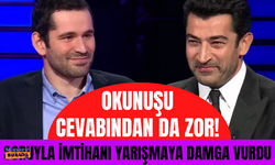 Okunuşu cevabından da zor! Kenan İmirzalıoğlu'nun soruyla imtihanı yarışmaya damga vurdu