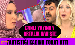 Seda Sayan'ın canlı yayında ortalık karıştı! Genç adam, tartıştığı kadına tokat attı