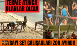 Survivor'da büyük kavga! Set çalışanları, Adem ve Atakan'ı güçlükle ayırdı