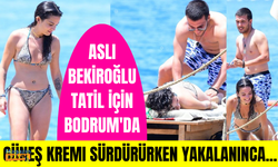 Aslı Bekiroğlu'na güneş kremini kim sürdü? Aslı Bekiroğlu kameraları görünce neden panikledi?