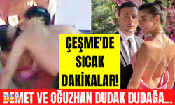 Demet Özdemir ve Oğuzhan Koç plajda öpüşürken görüntülendi!