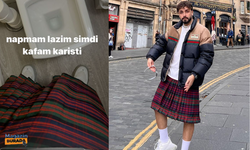 İskoçya'da kilt etek giyen Sefo'ya tepkiler büyüyor!