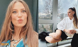 Serenay Sarıkaya'dan şaşırtan paylaşım! Spor sonrası kamera karşısına geçti...