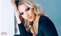 Hadise, iddialı derin göğüs dekolteli pozunu paylaştı