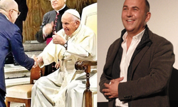 Dünyaca ünlü Türk yönetmen Ferzan Özpetek, Papa ile Vatikan'da buluştu!