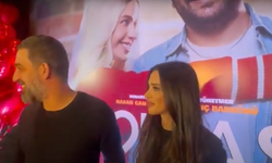 Arda Turan ve eşi Aslıhan Doğan Turan çifti 'Çok Aşk' filminin galasına katıldı!