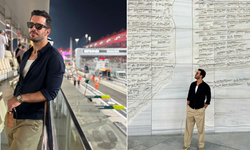 Barış Arduç Formula 1 yarışlarını Abu Dhabi'de takip etti! Müzeleri gezmeyi de ihmal etmedi..