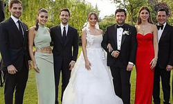 Hande Erçel ile Hakan Sabancı çifti, düğünde!