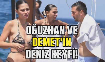 Oğuzhan Koç ve Demet Özdemir'in tatil keyfi!