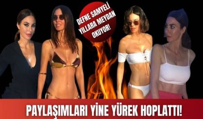 Defne Samyeli paylaştığı fotoğraflarla yine yıllara meydan okudu!