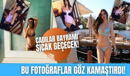 Derin Talu'nun seksi "Cadılar Bayramı" pozları yürek hoplattı