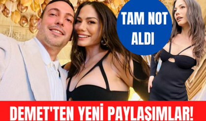 Oğuzhan Koç ile evlilik yoluna giren Demet Özdemir'den yeni kareler