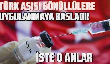 Yerli aşı Faz-2 aşamasında gönüllülere uygulanmaya başladı