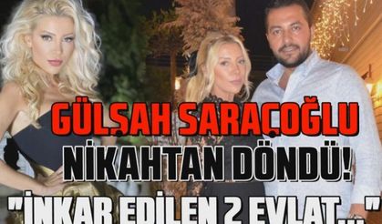 Gülşah Saraçoğlu sevgilisi Gökhan Göz ile nikah masasından döndü!