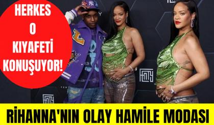 Rihanna'nın çok konuşulan hamile stili