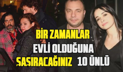 Bir zamanlar evli olduğunu bilmediğiniz 10 ünlü çift!