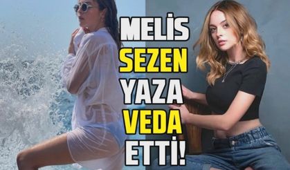 Melis Sezen plajı podyuma çevirdi!