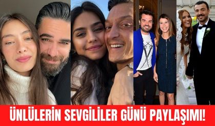 Ünlülerin romantik 14 Şubat Sevgililer Günü paylaşımları!