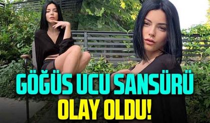 Merve Boluğur’dan olay yaratacak dekolte sansürü