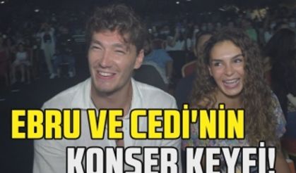 Ebru Şahin ve Cedi Osman'ın konser keyfi! Cedi Osman'ın ABD'ye gitmeden önceki son aşk konseri!