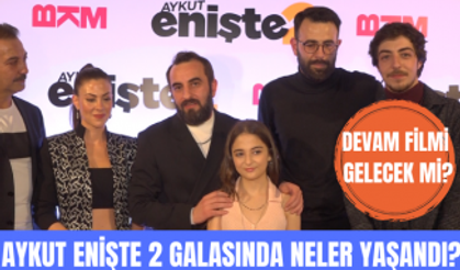 Cem Gelinoğlu'nun Aykut Enişte 2 filminin galasından çok samimi görüntüler