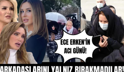 Seren Serengil, Selin Ciğerci ve Emel Müftüoğlu Ece Erken'i kocasının mevlidinde yalnız bırakmadı!