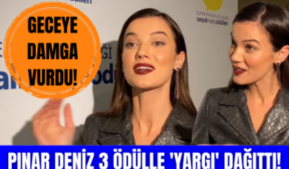 Pınar Deniz 3 ödülle birlikte 'Yargı' dağıtarak geceye damga vurdu!