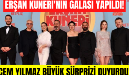 Netflix'in yeni dizisi "Erşan Kuneri"nin galası yapıldı! Cem Yılmaz, 2. sezon için yeşil ışık yaktı!