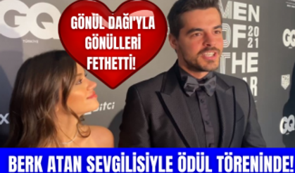 Berk Atan sevgilisi Selin Yağcıoğlu'yla ödül töreninde! |  Gönül Dağı'yla gönülleri fethetti!