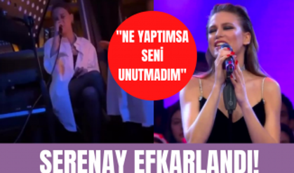 Serenay Sarıkaya'nın efkar gecesi! Serenay Sarıkaya Müslüm Gürses'in Unutamadım şarkısını söyledi!