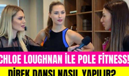 Serdar Ortaç'ın eski eşi Chloe Loughnan ile direk dansı! Pole Fitness nasıl yapılır?