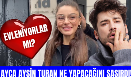 Ayça Ayşin Turan Alp Navruz sorusunu duyunca ne yapacağını şaşırdı! Evleniyorlar mı?