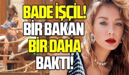 Bade İşçil mükemmel fiziği ile Bodrum plajlarını mest etti!