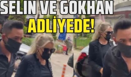 Selin Ciğerci ve Gökhan Çıra boşanmak üzere Beykoz Adliyesi'ne geldi