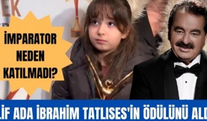 Elif Ada babası İbrahim Tatlıses yerine ödül aldı! | İbo Altın Kelebek'e neden katılmadı?