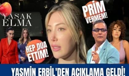 Yasmin Erbil, rol aldığı "Yasak Elma" dizisinin 5.sezon yemeğinde görüntülendi. Önemli açıklamalarda bulundu