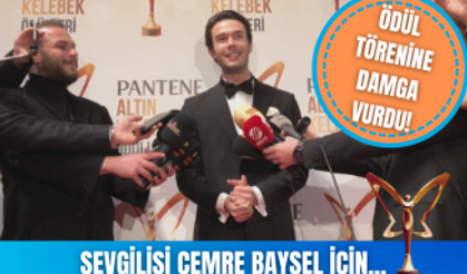 Aytaç Şaşmaz sevgilisi Ceren Baysel hakkında neler söyledi? | Altın Kelebek'e damga vurdu!