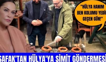 Şafak Sezer'den Hülya Avşar'a simit göndermesi! ''Hülya Hanım ben kolumu yedim geçen gün!''