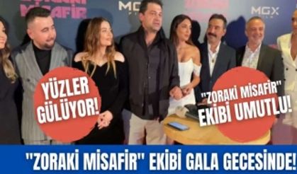 "Zoraki Misafir" filminin oyuncuları gala gecesinde!