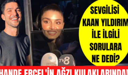 Hande Erçel Disney Plus'ın etkinliğinde görüntülendi! Sevgilisi Kaan Yıldırım ile ilgili neler dedi?