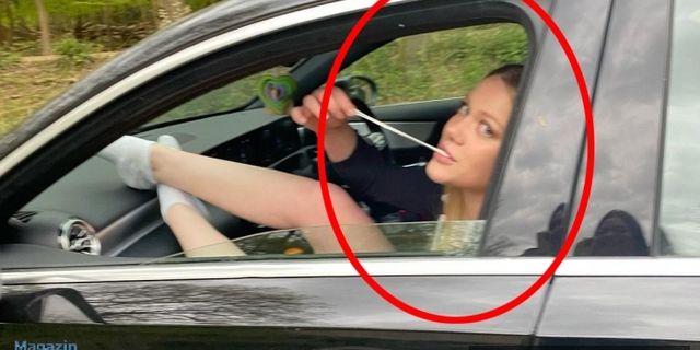 Güzel şarkıcı Serel Yereli sokakta iç çamaşırsız görüntülendi