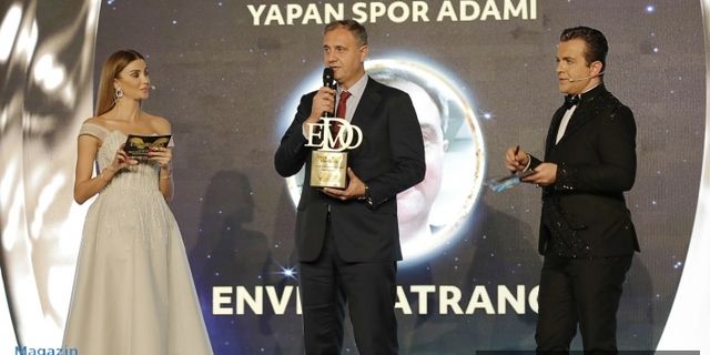 Yılın en iyi çıkış yapan spor adamı ödülü Enver Katrancı'nın oldu